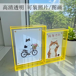 Cadre photo et présentoir en acrylique transparent pour vêtements, aliments, bonbons, affiches publicitaires - Product Image 5