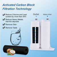 Filtre à eau pour réfrigérateur à usage domestique compatible avec la marque WF2CB PURESOURCE2 NGFC2000 FC100 9916 1004-42-FA