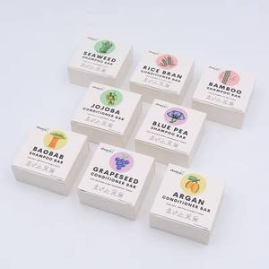 Boîtes en papier blanc personnalisées avec logo OEM, emballage enroulable, cartons pliables, boîte à savon - Product Image 1