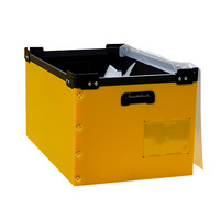 Boîtes d'emballage ondulées en plastique durables personnalisables de pp avec le diviseur facultatif