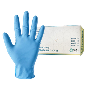 Gants en nitrile bleus jetables de qualité supérieure pour usage domestique, nettoyage, tatouage, esthétique et salon – Meilleure vente 2026 - Product Image 1