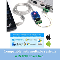 Convertisseur USB vers RS485 RS422, adaptateur de câble USB2.0 RS-485 RS-422, connecteur DB9 avec puce FTDI