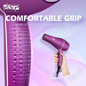 Secador de Pelo Profesional Dsp 220V con Motor AC de Alta Velocidad, Color Morado y Negro, para Uso Doméstico y en Salón - Product Image 2