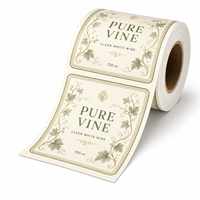 Feuille d'autocollants transparents polyvalents Jinyu OEM/ODM, étiquettes imperméables pour conteneurs de boissons à l'aloe vera