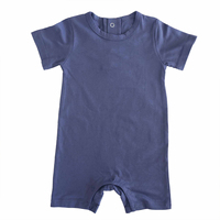Combinaison pour bébé en bambou biologique à manches courtes, pyjama d'été personnalisé en bambou, vêtements pour bébé écologiques, vêtements de nuit pour nouveau-né