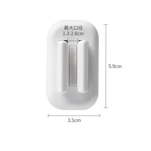 Ganchos Adhesivos Blancos Prácticos para Montar en la Pared, para Escobas y Fregonas de Cocina, Resistentes al Agua, Venta al Por Mayor - Product Image 2