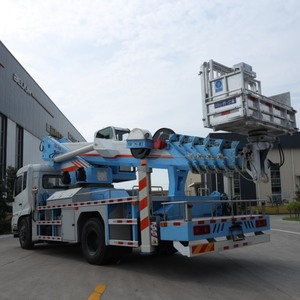 25-46m chiều cao điều chỉnh xe tải gắn Boom Lift Hướng dẫn sử dụng nền tảng trên không thủy lực để bảo trì xây dựng - Product Image 4