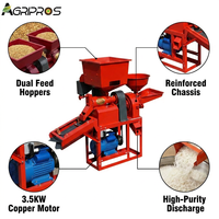 Machine à décortiquer le riz commerciale pour usage domestique et agricole - Pulvérisateur de riz efficace de 3000W