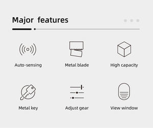 Aolq מסחרי עמיד למים קיר רכוב שירותים מלון ג 'מבו לגלגל חשמלי מגע אוטומטי חיתוך נייר מגבת נייר - Product Image 2