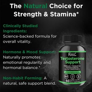 Suplemento Estimulante Masculino de Alta Calidad con Tongkat Ali de Alta Potencia para Apoyar la Energía en Adultos, 60 Cápsulas - Product Image 5