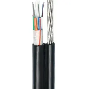 自支撑户外钢丝/玻璃钢G652D FTTH空中光纤光缆/光纤光缆