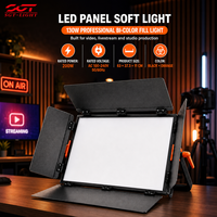 Panneau lumineux LED à puissance constante 130W CRI97 TLCI97 DMX512 sans scintillement, lumière douce de studio pour la photographie vidéo et la prise de vue TV