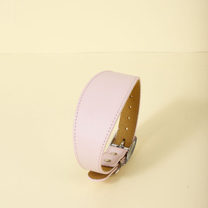 Collares de perro de cuero PU clásicos con logotipo personalizado para perro mediano Collar para niña niño mujer hombre mascota Collar para cachorro - Product Image 5