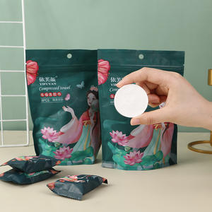Serviettes compressées jetables de style chinois, douces pour la peau, absorbantes, en coton doux, pack de voyage en pur coton, extra grandes et - Product Image 2