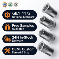 GB6184 M3 M4 M5 M6 Acero inoxidable 304 Tuerca hexagonal Tuercas de bloqueo Inserto de metal Tuerca hexagonal de autobloqueo Anti Looser