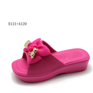 Sandalias de tacón con logotipo personalizado para mujer, zapatillas deslizantes - Product Image 5