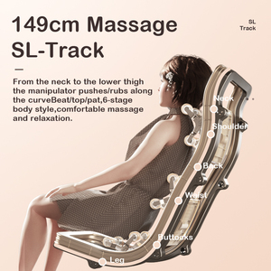 Jare V7 moderna presión de aire gravedad cero <span class=keywords><strong>Yamaguchi</strong></span> eléctrico AI voz calefacción cintura pie silla de masaje de cuerpo completo - Product Image 3