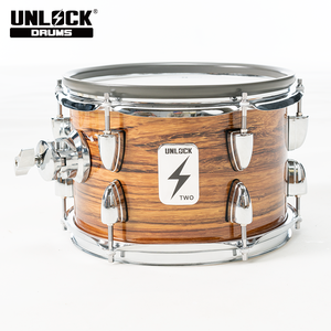 UNLOCK E-Drums 2025 Edición Limitada Amarilla, Set de Batería Eléctrica Profesional |   Compatible con todo tipo de dispositivos, malla silenciosa, madera de lujo - Product Image 3
