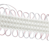 Module de lettres pour boîte publicitaire LED2835 SMD DC 12V 3W 12mm, puce Sanan, support en cuivre, haute luminosité, moulé par injection, 0.3W PD