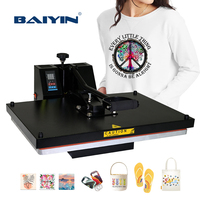 Presse à chaud Baiyin en aluminium 40x60cm, machine de sublimation A3 pour vêtements et sacs
