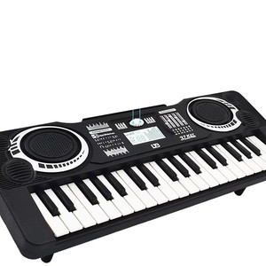 Vente en gros de mini claviers électroniques en plastique à 37 touches pour l'éducation précoce, instrument de musique pour bébé, jouet pour enfants - Product Image 1