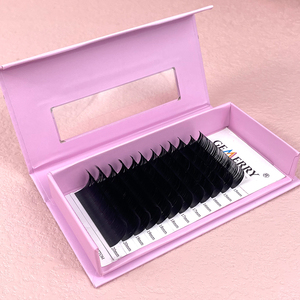 Wholesale Siberian Faux <strong>Mink</strong> Individual <strong>Eyelash</strong> <strong>Extension</strong> Private Label Velvet Cashmere Classic Lash Tray Volume Lash <strong>Extensions</strong> - Product Image 5