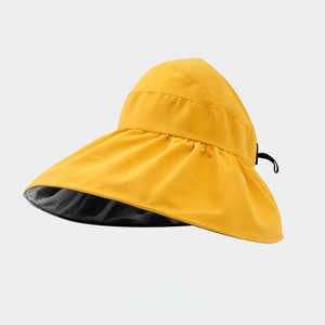 Chapeau d'été <span class=keywords><strong>en</strong></span> vinyle vide Chapeau de pêcheur pliable avec pare-soleil pour femmes - Product Image 5