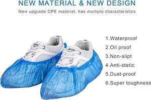 Fundas Desechables para Zapatos, Duraderas, Gruesas, Antideslizantes, Impermeables, para Interiores y Exteriores, Protectoras de Calzado - Product Image 4