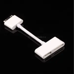 Kỹ Thuật Số AV HDMI Adapter 30 Pin Dock Kết Nối Để HDMI Tương Thích Cho iPad 2 3 Cho Iphone 4S 4