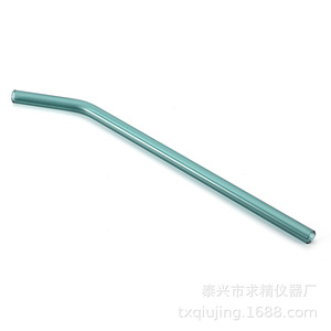 Custom Transparent Colored High Borosilicate Curved Glass Straws For Juice Beverages Milk Tea Direct From Manufacturer - Product Image 1