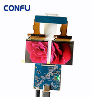 Écran double TFT IPS LCM 2,9 pouces 1440x1440 pour casque VR/AR DIY avec carte de pilote MIPI et protection oculaire