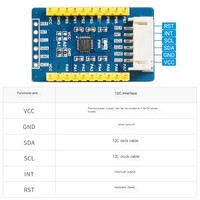 Carte d'extension GPIO Raspberry Pi 4B/3B/STM32, carte de développement MCU AW9523B, 16 ports IO, compatible Linux