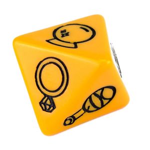 Juego de dados de acrílico personalizado D8 <span class=keywords><strong>D10</strong></span> Emotion Weather, dados de superficie personalizados, mesas RPG, dados de utilería para entretenimiento de fiestas - Product Image 4