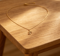 Collier tendance avec pendentif étoile ajourée en acier inoxydable plaqué or 18 carats, bijou scintillant pour le quotidien