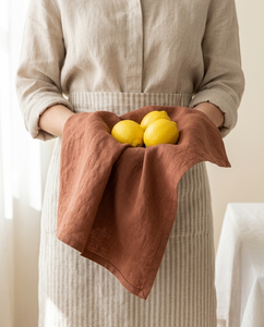 Linen Look Kitchen Towel <b>Dusting</b> <b>Cloth</b> Absorbent Cleaning Rag Reusable Table Towel for Home Use - Product Image 1