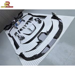 Kit de Carrocería MSY de Fibra de Carbono Seca para Ferrari F8: Lip Delantero, Difusor Trasero, Spoiler, Faldones Laterales y Rejillas de Ventilación - Product Image 3