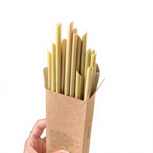 Pailles à boire en herbe naturelle Eco2go Vietnam - Conception personnalisée, jetables, certifiées pour accessoires de bar - Prix compétitifs - Product Image 1