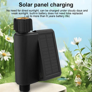 Nouvelle vanne d'eau intelligente solaire Tuya vanne d'<span class=keywords><strong>arrosage</strong></span> de minuterie intelligente de jardin avec débitmètre intérieur - Product Image 4