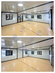 Maison conteneur préfabriquée extensible de 40 pieds, 2 chambres, 1 salle de bain, moderne et pliable, avec protection RCBO 30mA, plancher MGO de 15 mm, surface habitable de 78 m², type bungalow. - Product Image 4