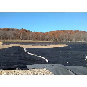 Produk Earthwork Kamera Kimia Tempat Pembuangan Air Reservoir Liner HDPE Geomembran