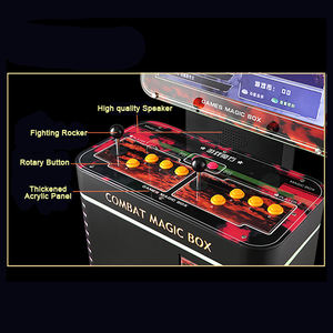 Maquina Video Juegos Pelea De Monedas Arcade Métal Matériel Grappin pour deux hommes Machine électrique à pièces - Product Image 6