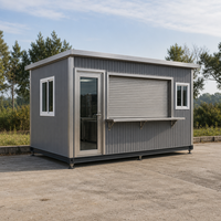 Maison conteneur avec structure en acier et système de parois en panneaux isolés