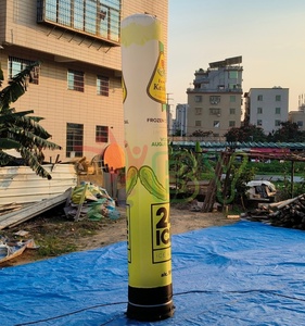 Tùy chỉnh kích thước <span class=keywords><strong>Inflatable</strong></span> cột màu xanh lá cây <span class=keywords><strong>Inflatable</strong></span> trụ cột cột LED chiếu sáng ống cột <span class=keywords><strong>Inflatable</strong></span> cho trang trí - Product Image 6