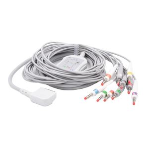 Kenz kabel EKG DB15pin koneksi langsung K131108 109 110 1210 1211 kompatibel 601 Cardico 302 kabel ECG dengan tipe disinfektan EOS - Product Image 1