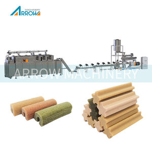 Línea industrial de extrusión de aperitivos para mascotas: sistema automatizado para palitos masticables para perros y planta de fabricación de pellets de tratamiento - Product Image 3