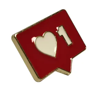 Metal Wedding Souvenir Gifts Custom Cute Lucky Logo Hard Lapel Badges Enamel Pins For Party Costume