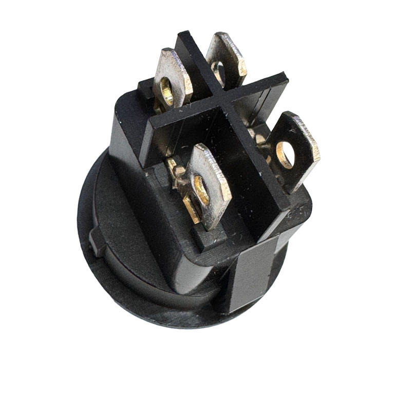 Factory Price Red Indicator Light Led Rocker Switch 4 Pin Round Button Power Switch for Electrical Equipments