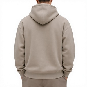 Sudadera con Capucha para Hombre Long Mission Industry, Color Camel Sólido, Corte Regular, Informal, con Bolsillo Delantero, 100% Algodón, Forro Polar Transpirable - Product Image 5