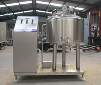 Pasteurisateur de lait de 300 l, réservoir de pasteurisation par lots de 300 litres, équipement de pasteurisation laitière miniature de 300 litres à vendre