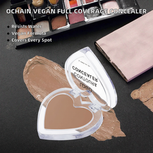 Corrector Facial Vegano, Mineral, Natural, Orgánico, Mate, <span class=keywords><strong>de</strong></span> Cobertura Total, Resistente al Agua, con Contorno en Forma <span class=keywords><strong>de</strong></span> Corazón, Marca Privada OEM - Product Image 2